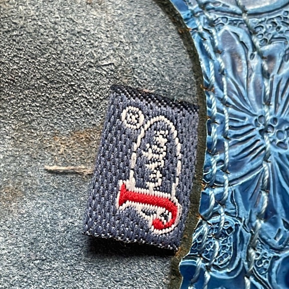 Justin Women's Blue Round Toe Cowgirl Boots. Good Condition. Size 8B. - Picture 13 of 16